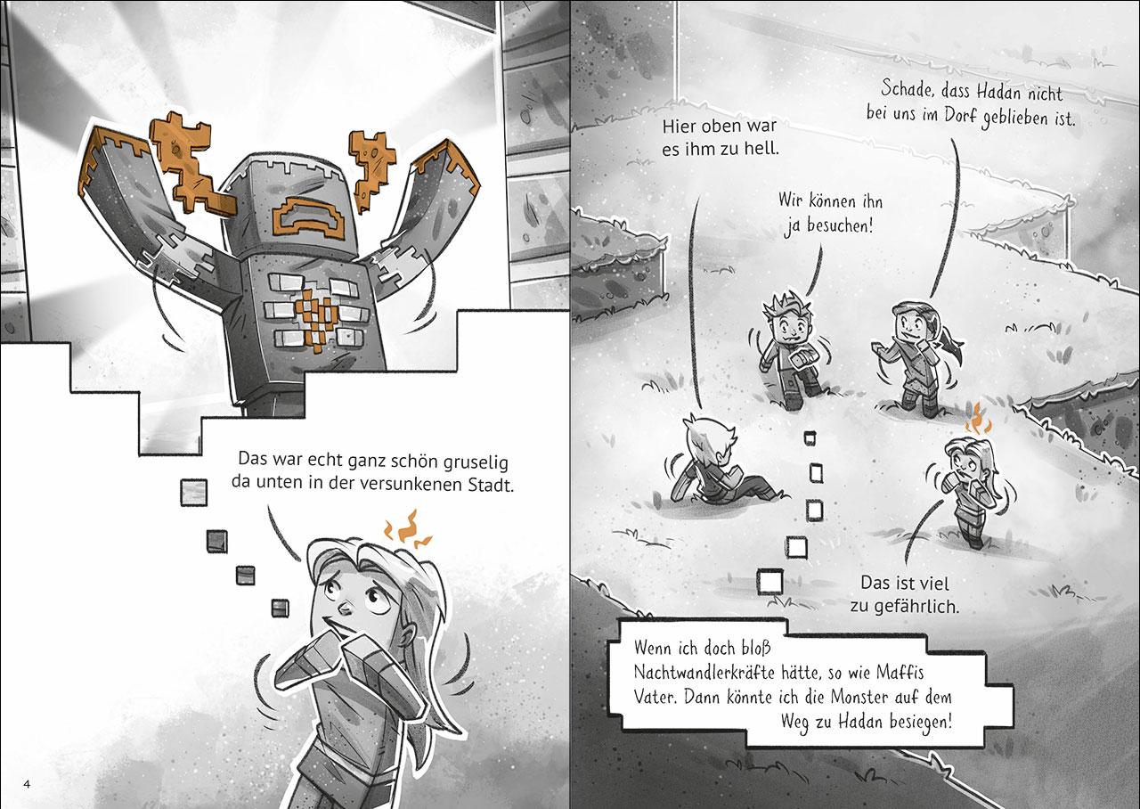 Beispielinhalt (Bild) Das Dorf (Band 7) - Im Verlies des Magiers