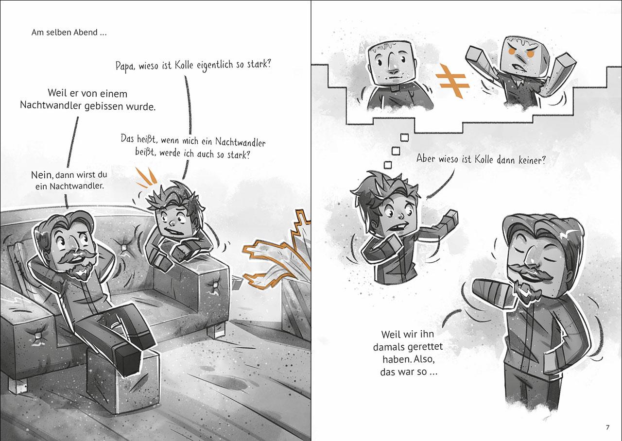 Beispielinhalt (Bild) Das Dorf (Band 7) - Im Verlies des Magiers