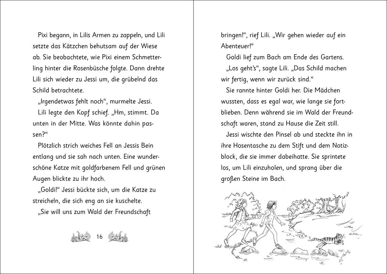 Beispielinhalt (Bild) Die magischen Tierfreunde (Band 22) - Zara Zicklein und der Glitzernebel