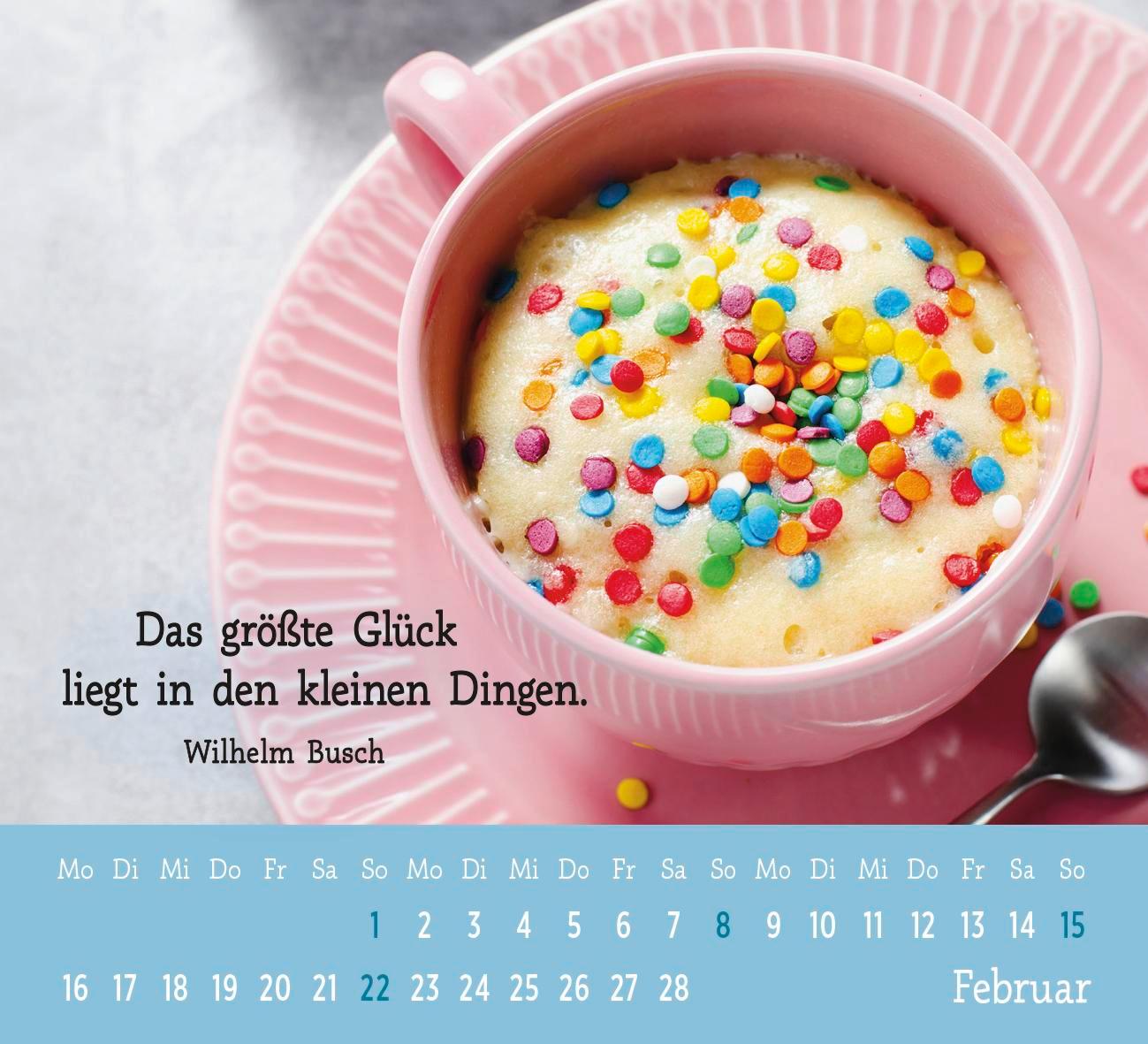 Beispielinhalt (Bild) Mini-Kalender 2026: Der kleine Glückskalender