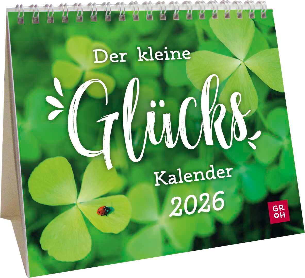 Vorderes Coverbild Mini-Kalender 2026: Der kleine Glückskalender