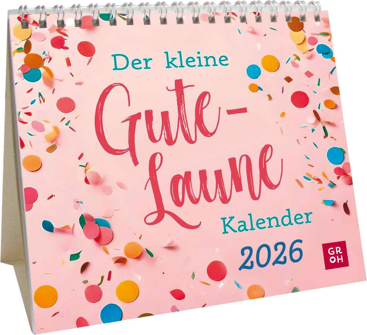 Vorderes Coverbild Mini-Kalender 2026: Der kleine Gute-Laune-Kalender