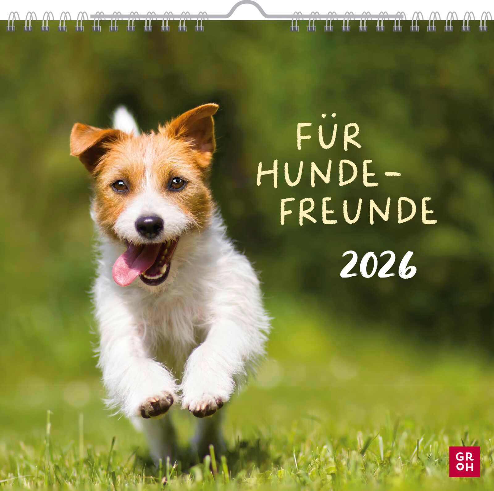 Vorderes Coverbild Wandkalender 2026: Für Hundefreunde