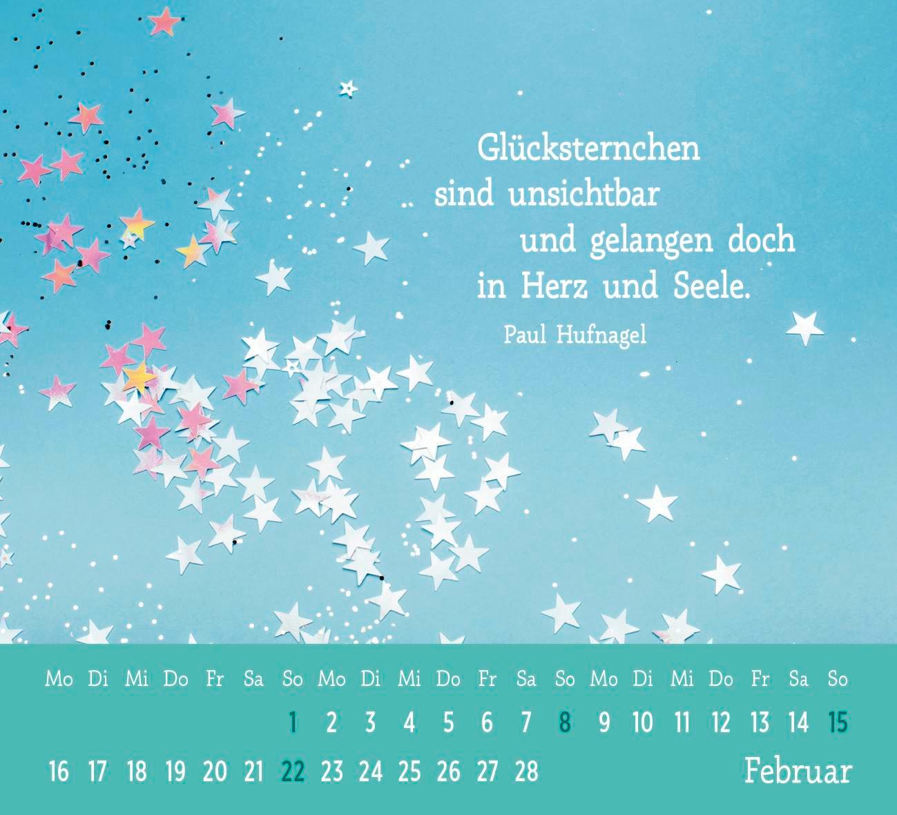 Beispielinhalt (Bild) Mini-Kalender 2026: Der kleine Schutzengelkalender