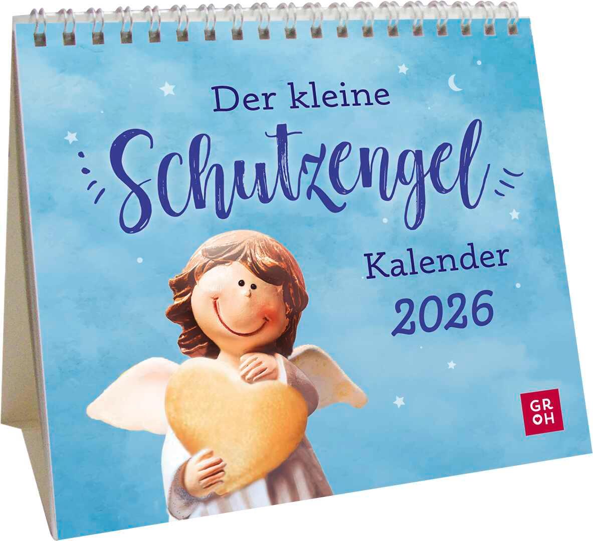 Vorderes Coverbild Mini-Kalender 2026: Der kleine Schutzengelkalender