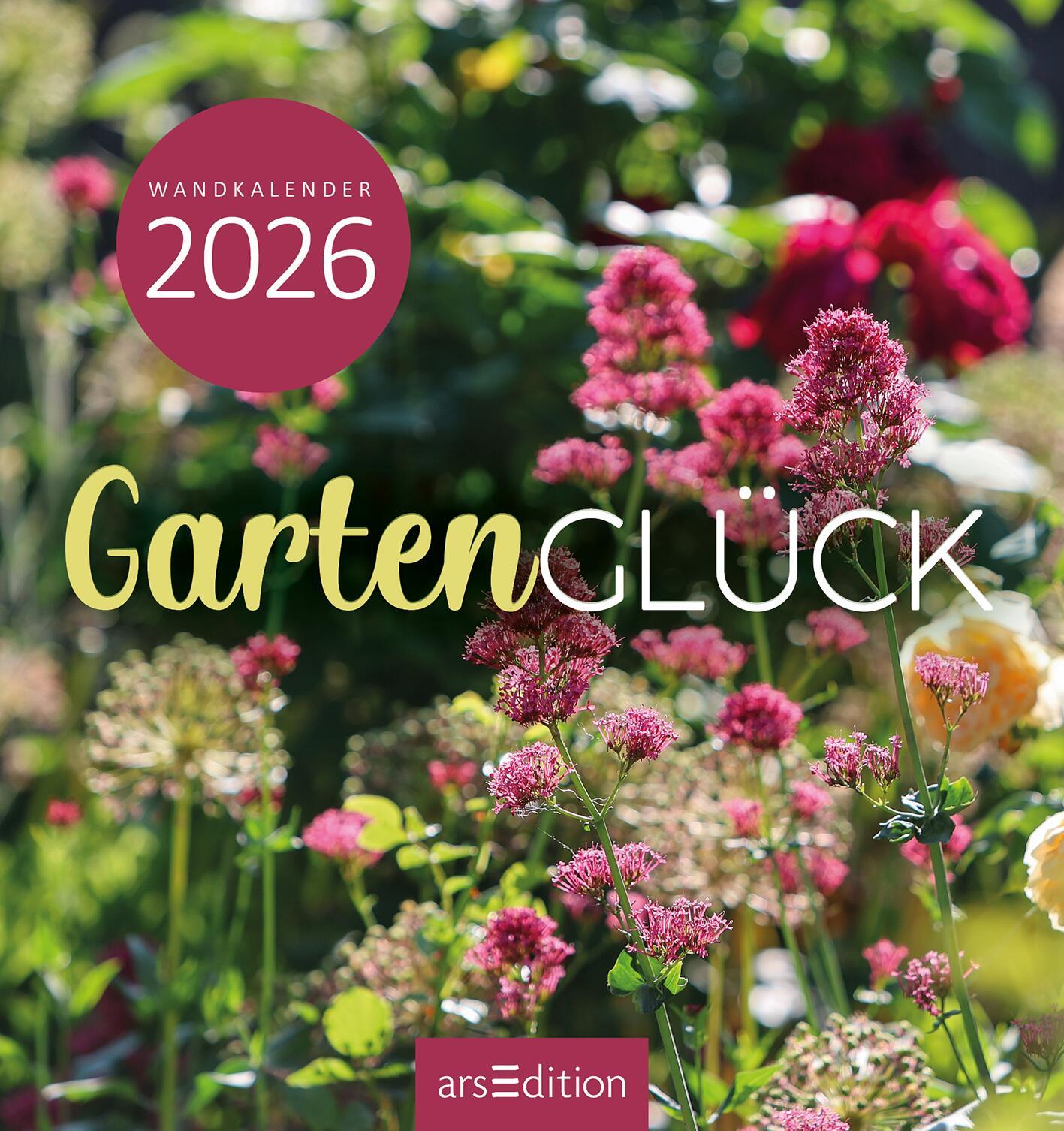 Beispielinhalt (Bild) Wandkalender Gartenglück 2026
