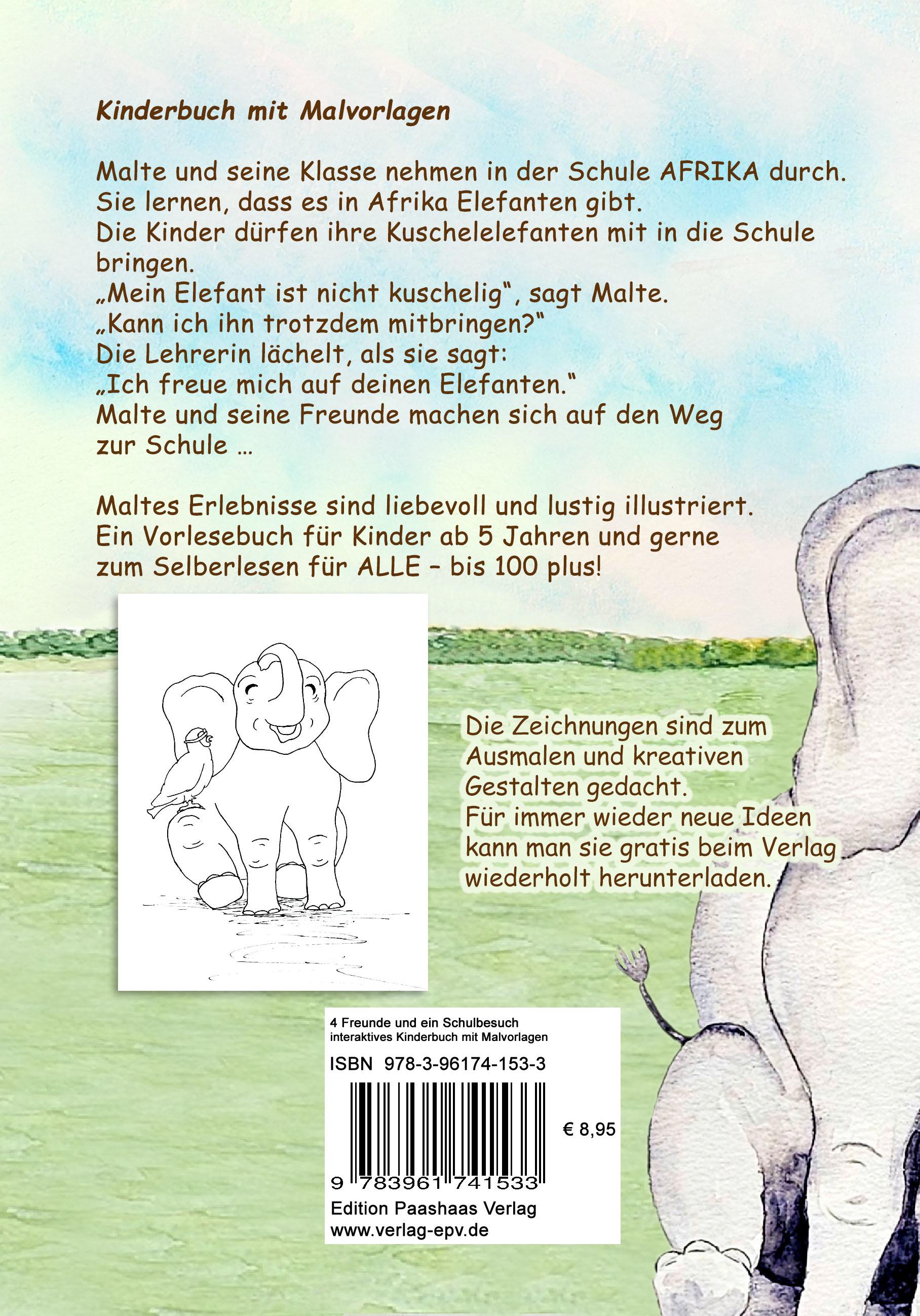 Rückseitencover 4 Freunde und ein Schulbesuch