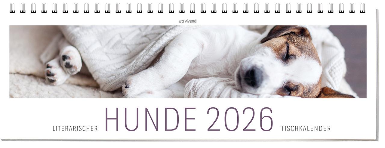 Vorderes Coverbild Tischkalender Hunde 2026