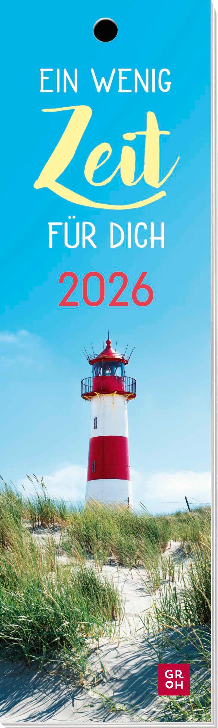 Vorderes Coverbild Lesezeichenkalender 2026: Ein wenig Zeit für dich