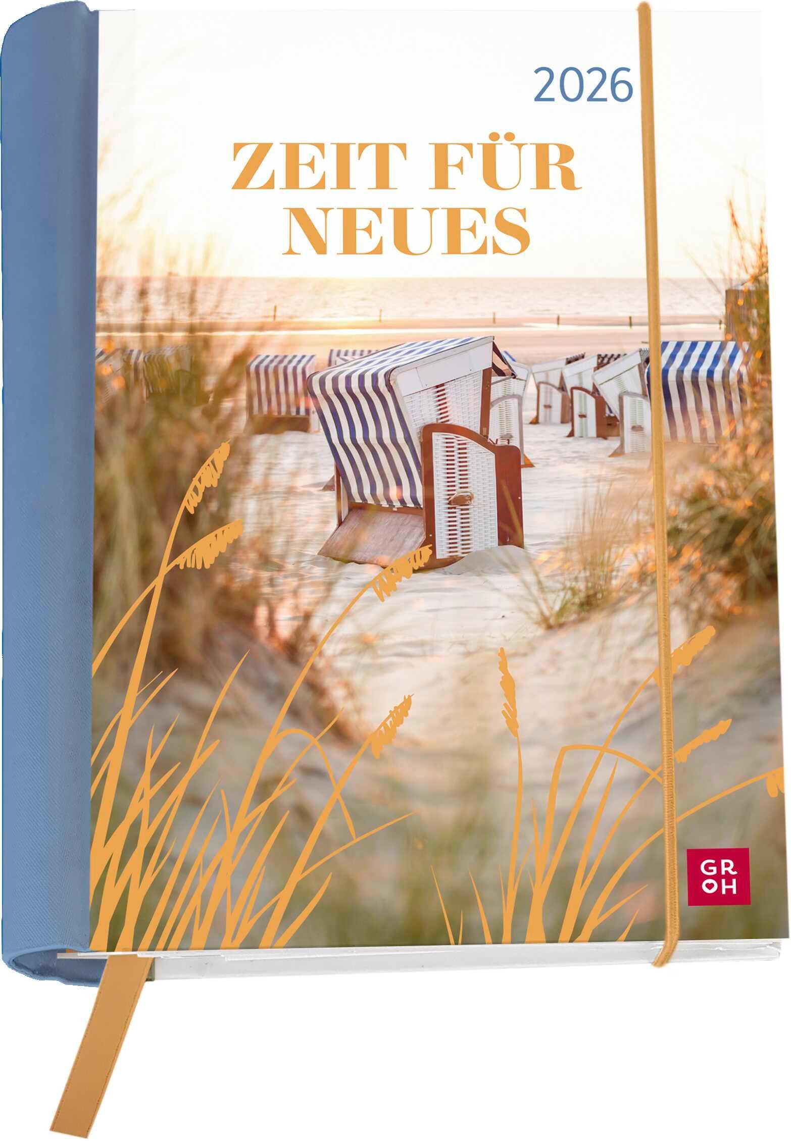 Vorderes Coverbild Buchkalender 2026: Zeit für Neues