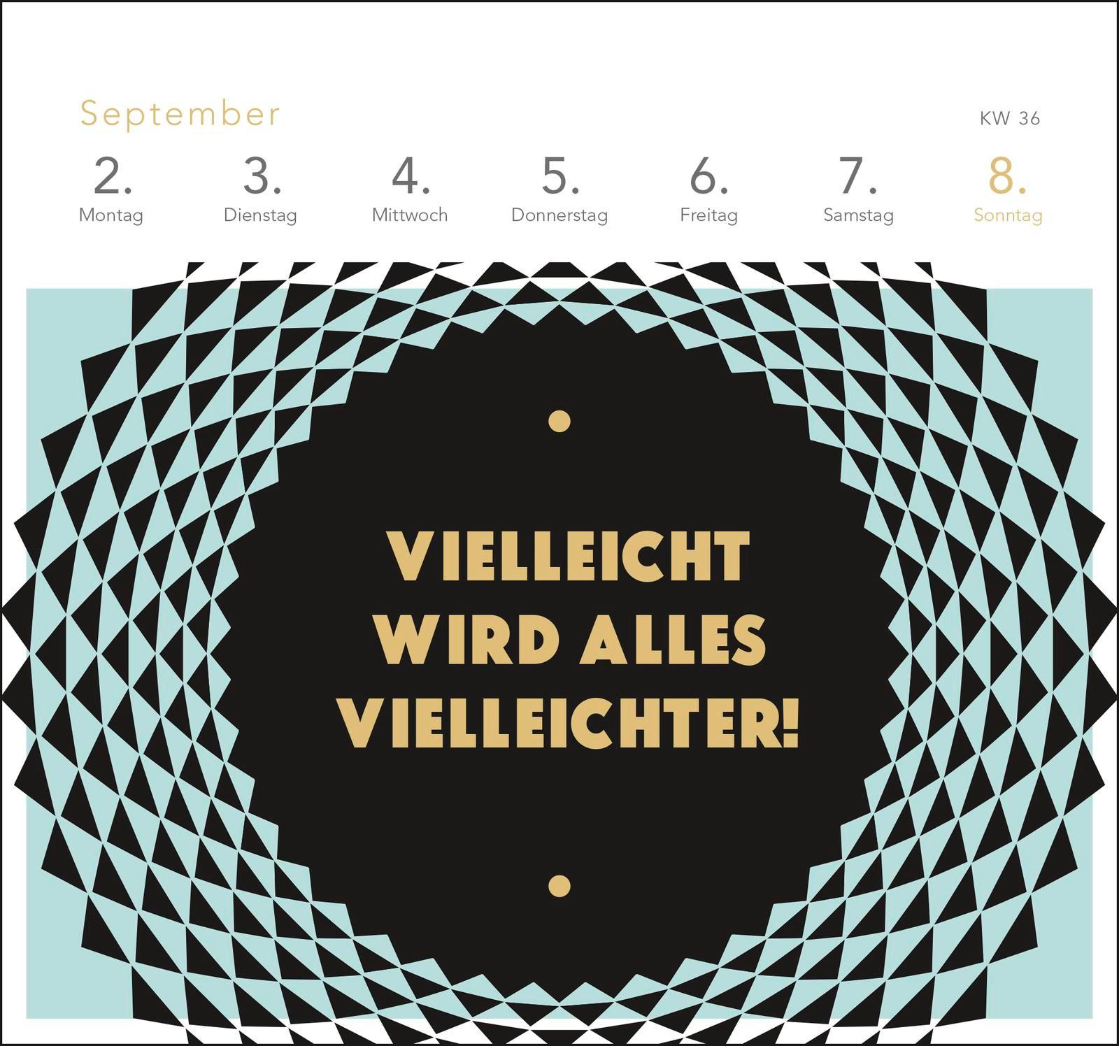 Beispielinhalt (Bild) Postkartenkalender 2026: In dubio Prosecco