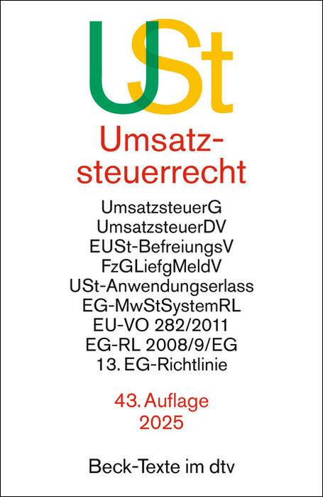 Vorderes Coverbild Umsatzsteuerrecht