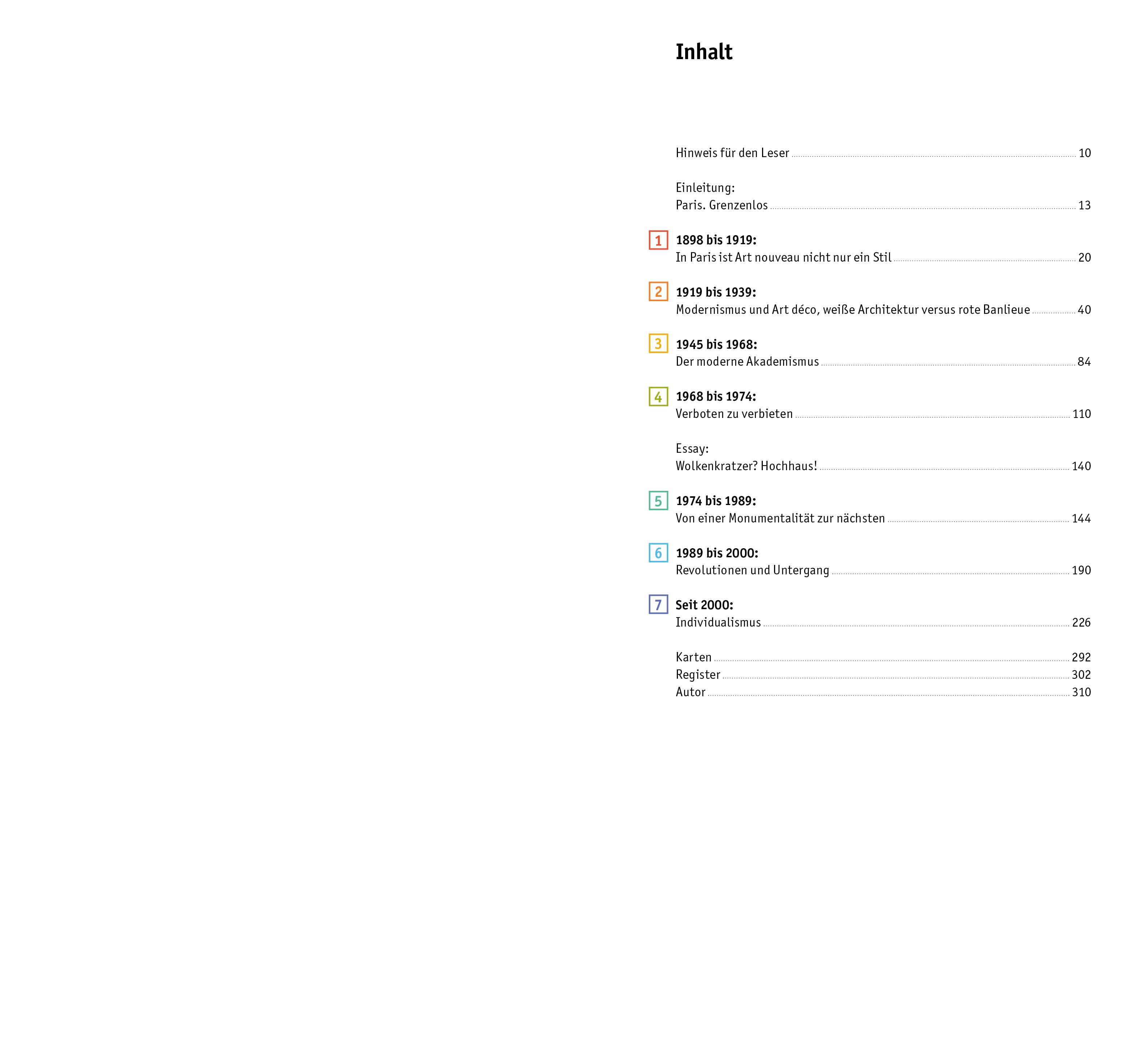 Beispielinhalt (Bild) Architekturführer Paris