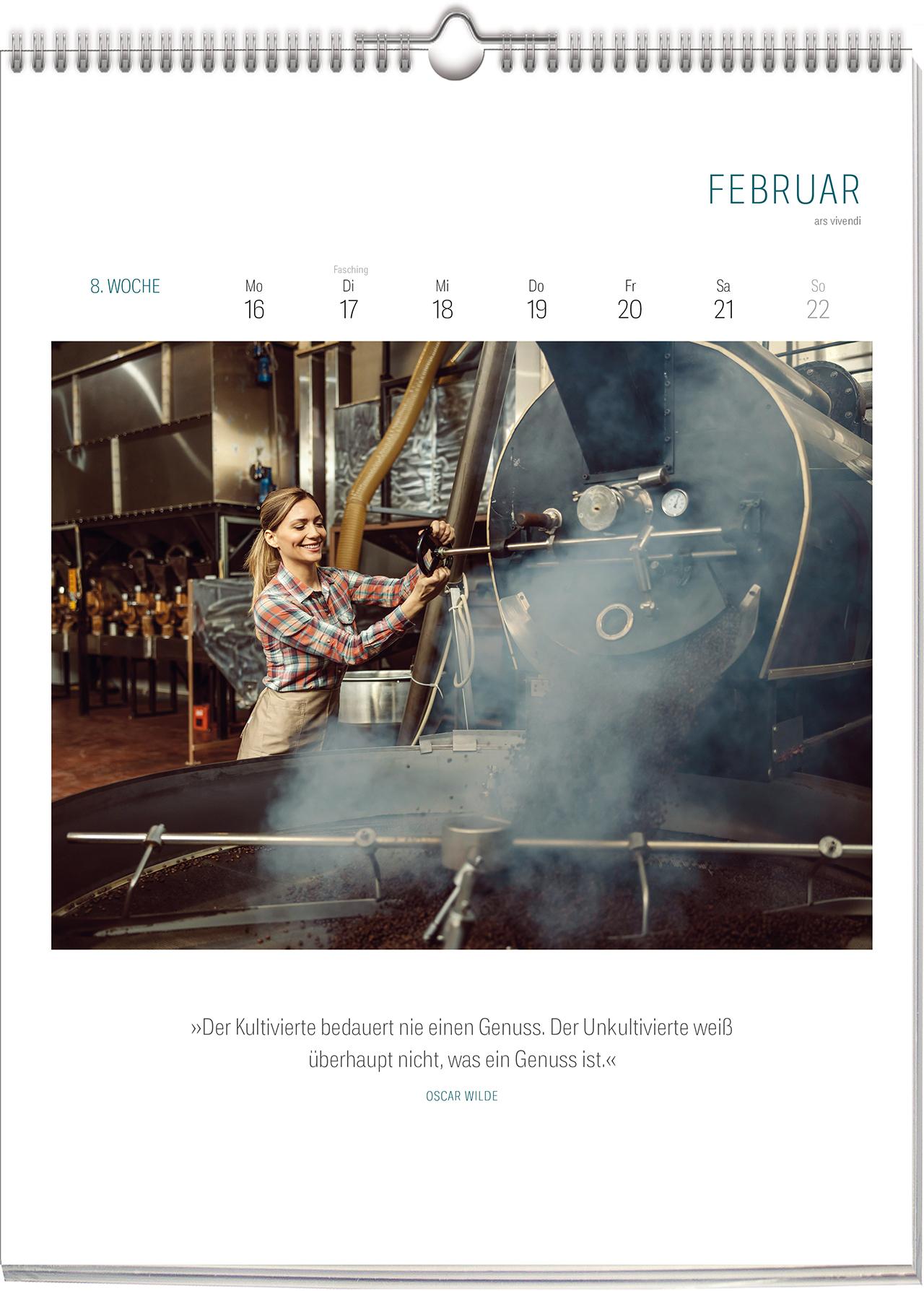 Beispielinhalt (Bild) Literarischer Café - Kalender 2026