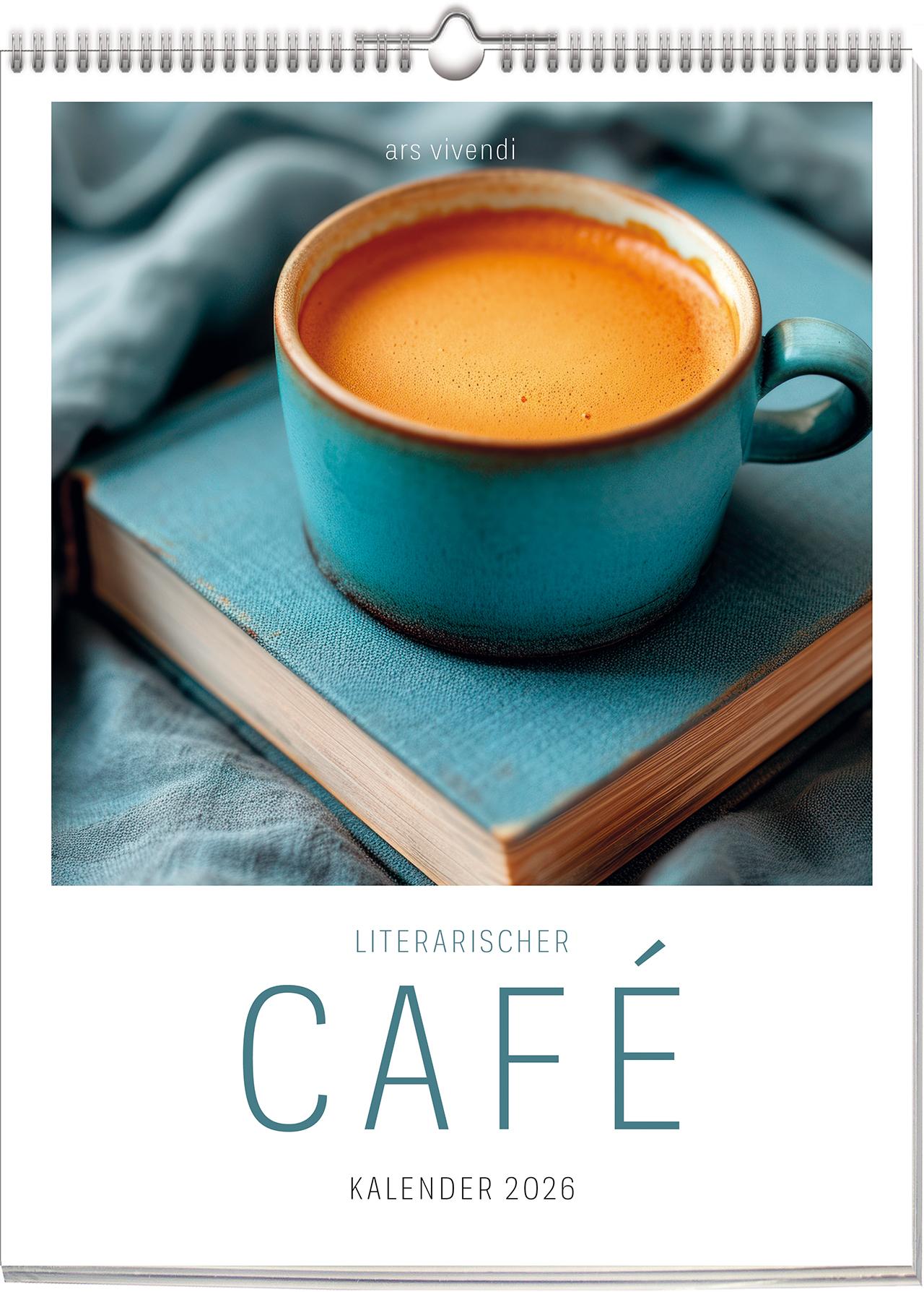 Vorderes Coverbild Literarischer Café - Kalender 2026