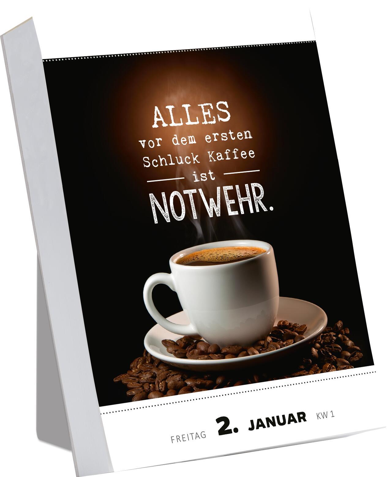 Beispielinhalt (Bild) Abreißkalender Was du heute kannst entkorken, das verschiebe nicht auf morgen. 2026