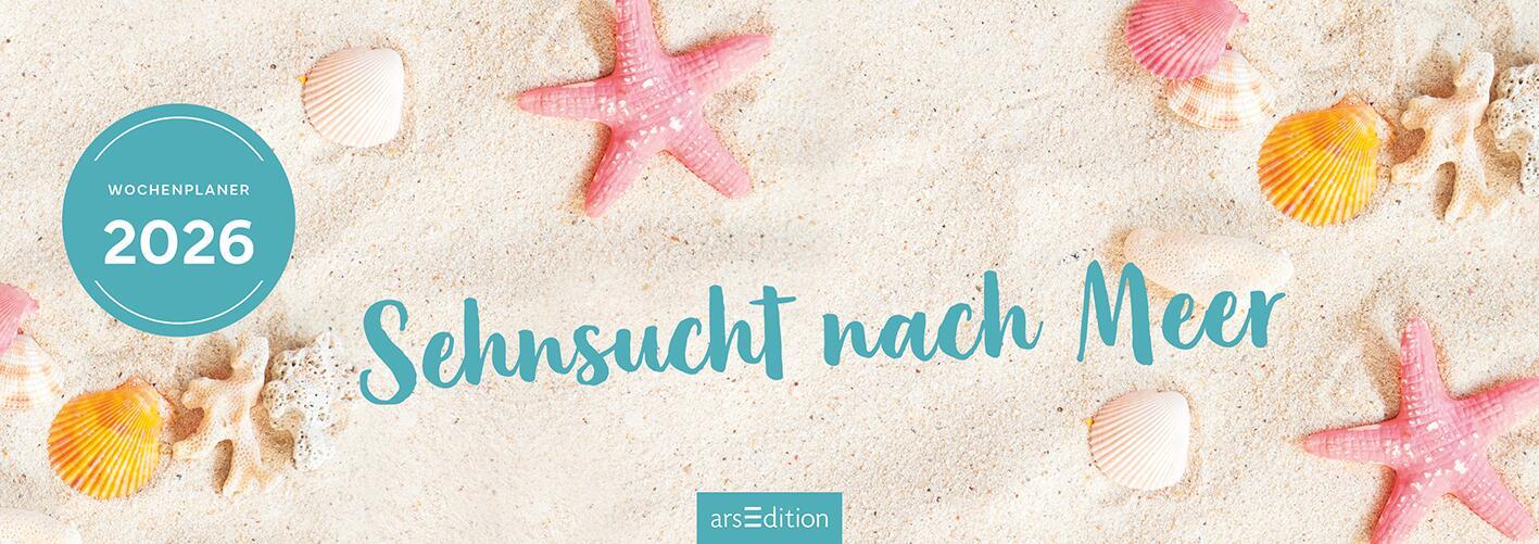 Beispielinhalt (Bild) Tischkalender Sehnsucht nach Meer 2026