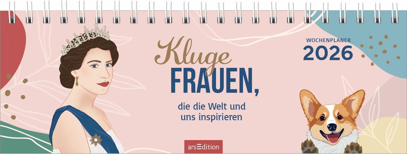 Vorderes Coverbild Tischkalender Kluge Frauen, die die Welt und uns inspirieren 2026