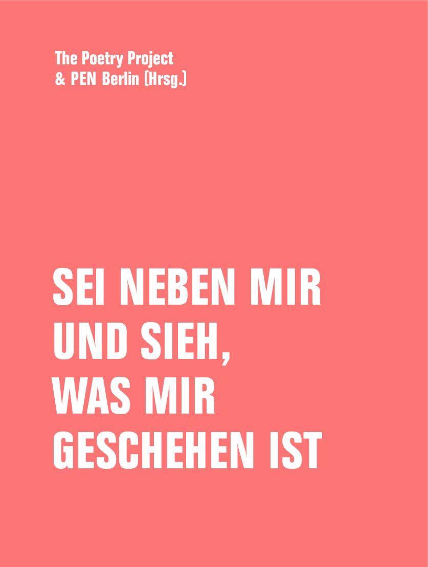 Vorderes Coverbild Sei neben mir und sieh, was mir geschehen ist