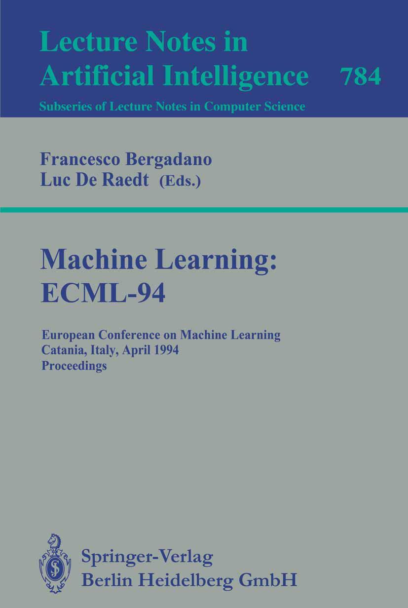 Vorderes Coverbild Machine Learning: ECML-94