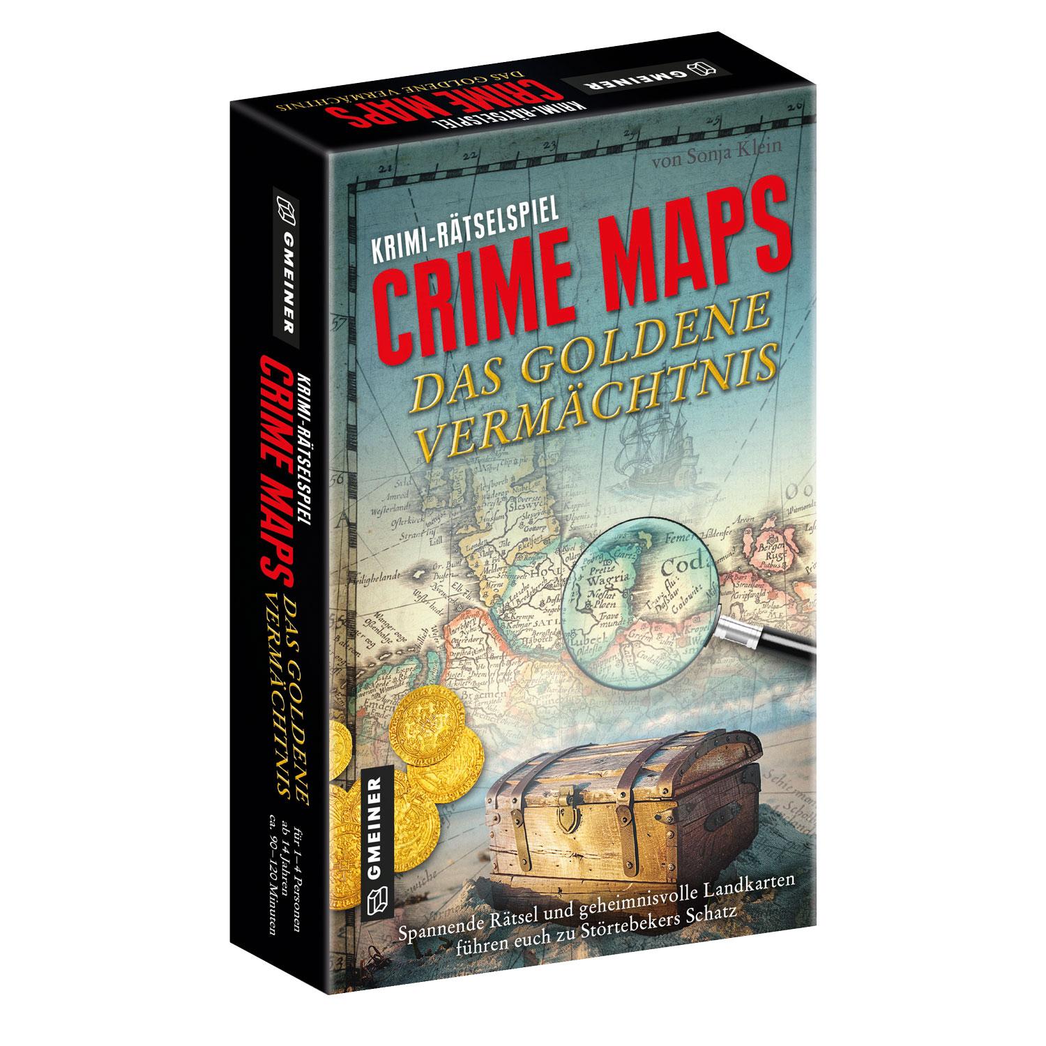 Vorderes Coverbild Crime Maps - Das goldene Vermächtnis
