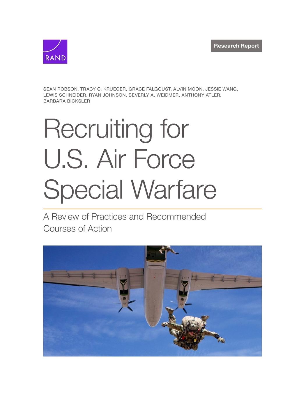 Vorderes Coverbild Recruiting for U.S. Air Force Special Warfare