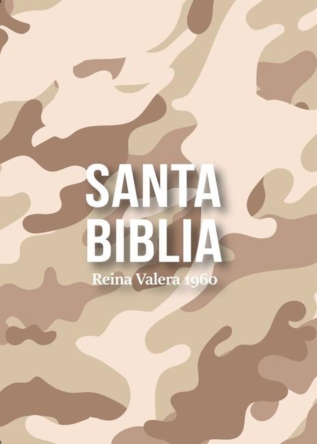 Vorderes Coverbild Biblia Rvr 1960 Compacta Símil Piel Camuflaje Desierto Arena (Bible Rvr 1960 Compact Size Leatherlike Desert Sand Camouflage (Spanish Edition)