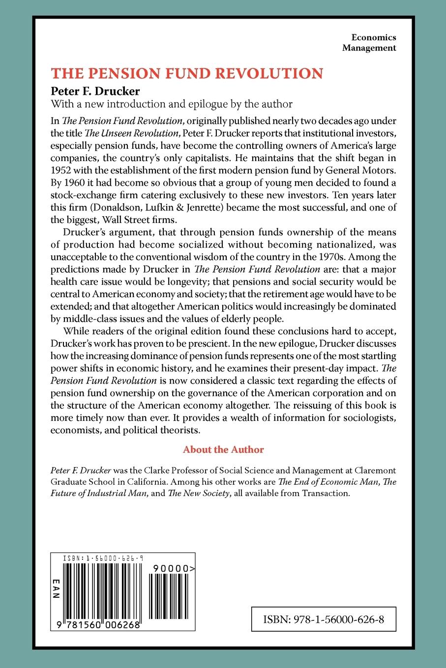 Rückseitencover The Pension Fund Revolution