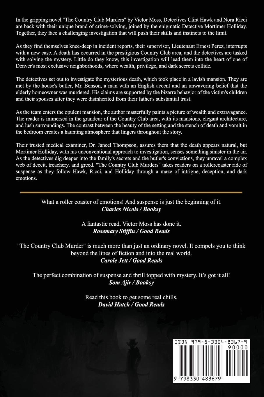 Rückseitencover Country Club Murders