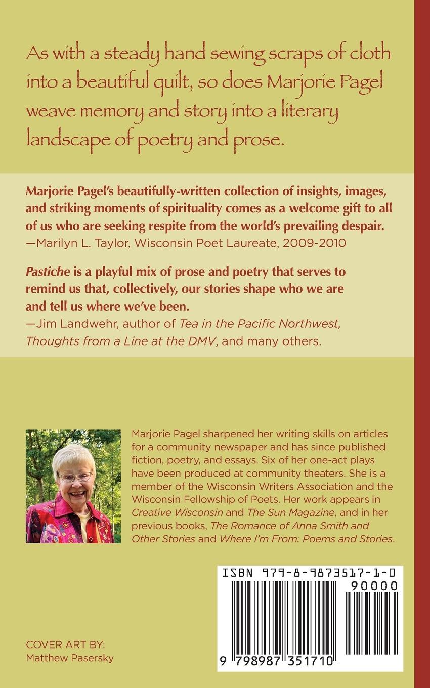 Rückseitencover PASTICHE