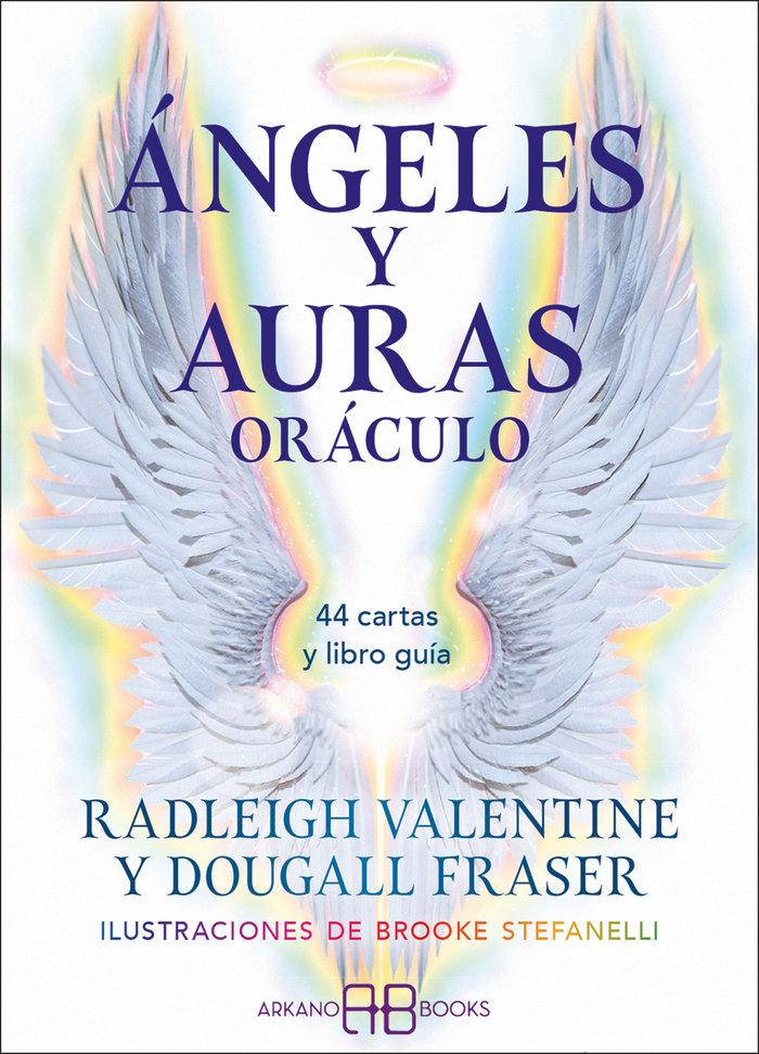 Vorderes Coverbild Ángeles y Auras. Oráculo