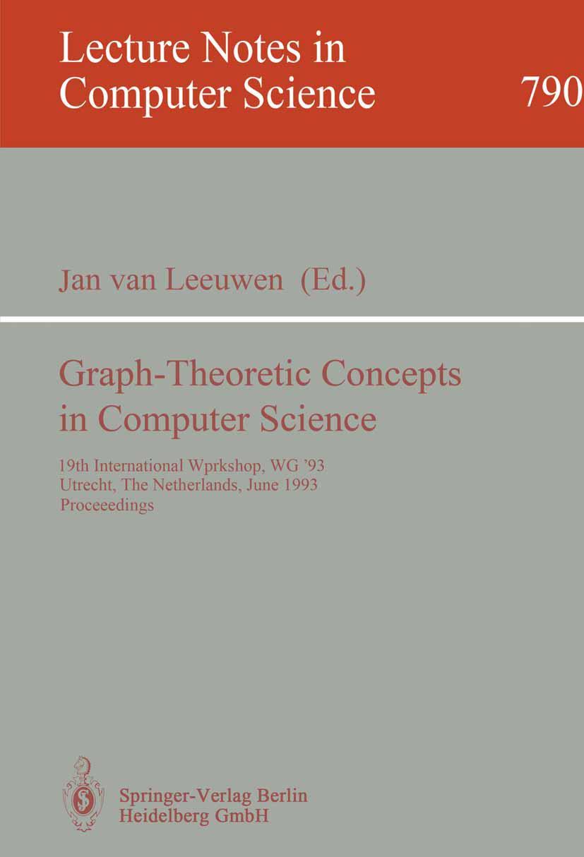 Vorderes Coverbild Graph-Theoretic Concepts in Computer Science