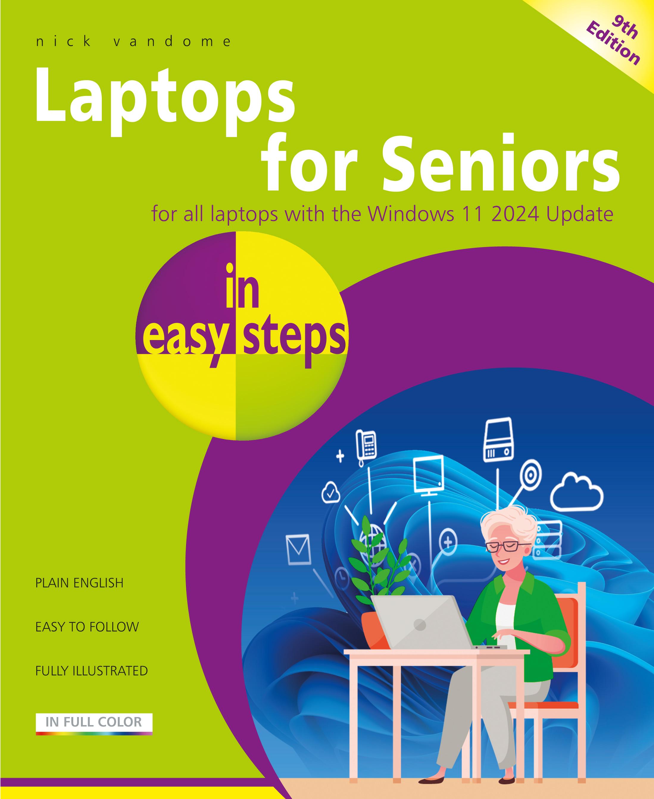 Vorderes Coverbild Laptops for Seniors in Easy Steps, 9th Edition