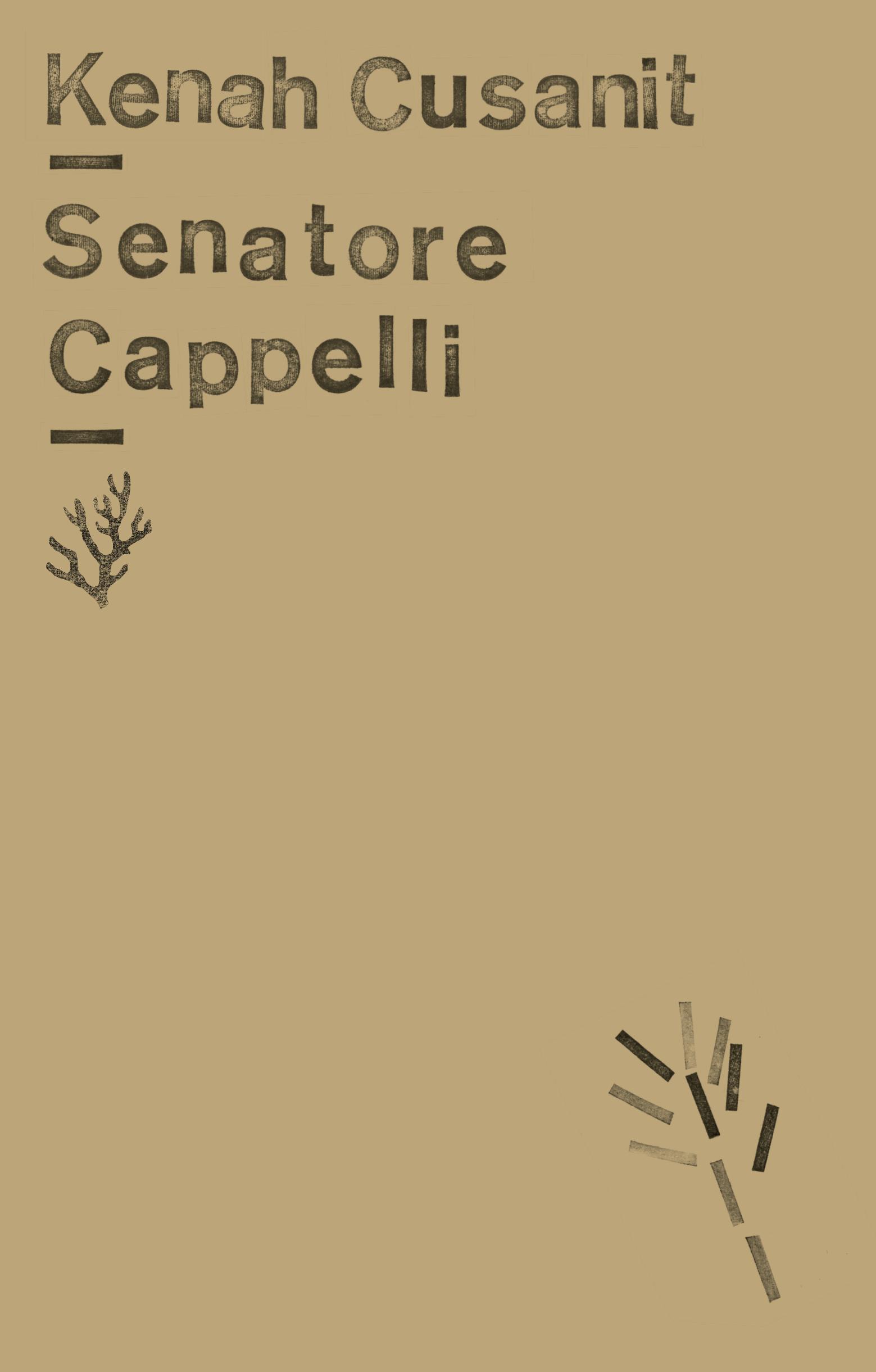 Vorderes Coverbild Senatore Cappelli