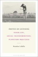 Vorderes Coverbild Poetics of Listening