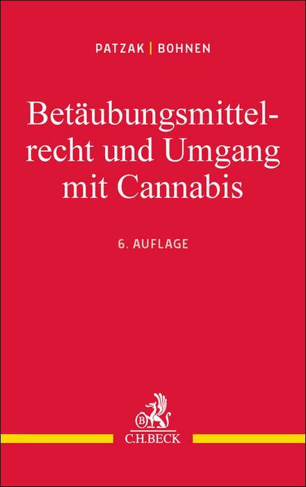 Vorderes Coverbild Betäubungsmittelrecht und Umgang mit Cannabis