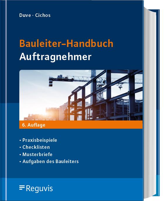 Vorderes Coverbild Bauleiter-Handbuch Auftragnehmer