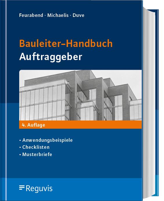 Vorderes Coverbild Bauleiter-Handbuch Auftraggeber