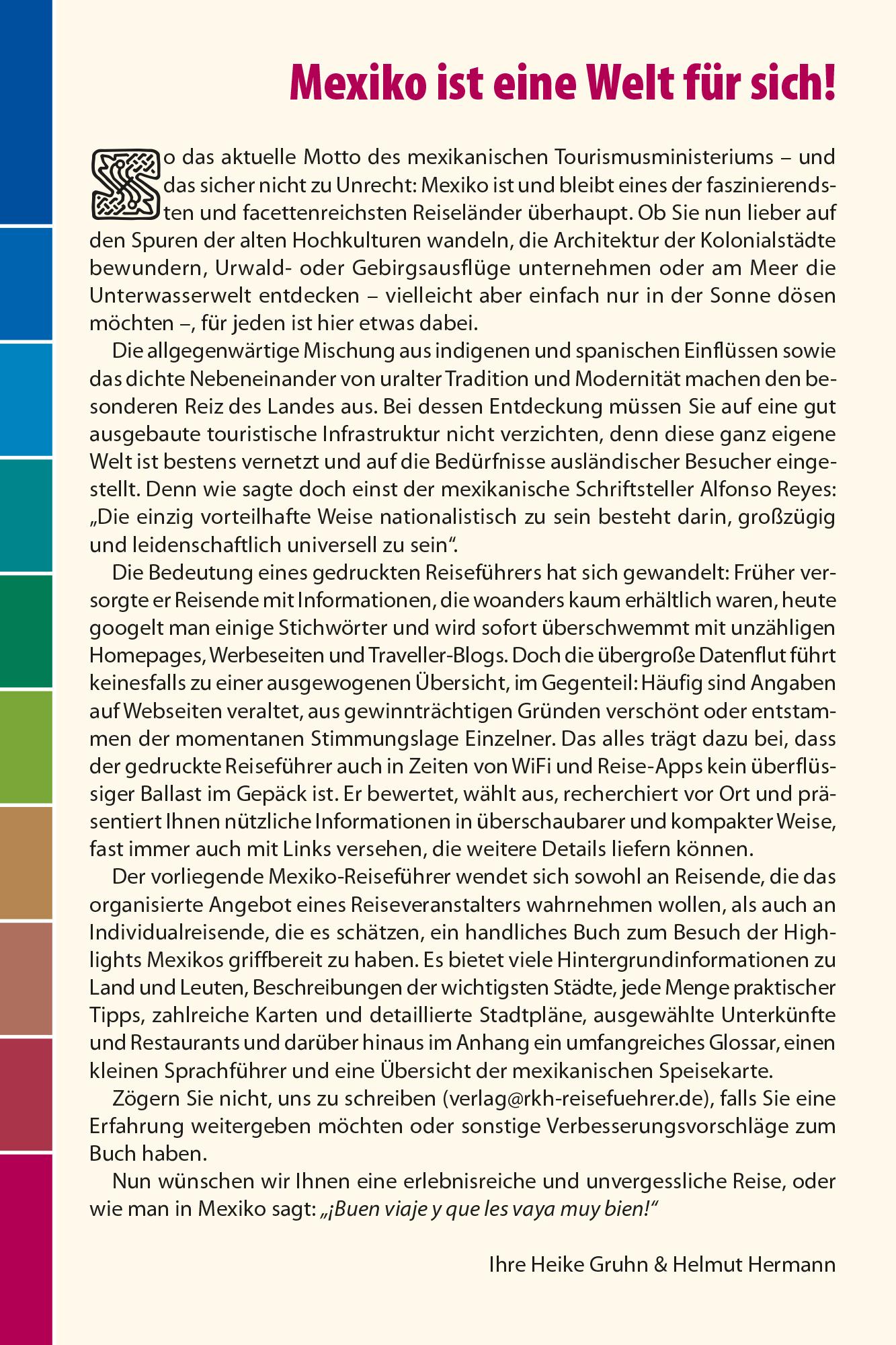 Beispielinhalt (Bild) Reise Know-How Reiseführer Mexiko kompakt