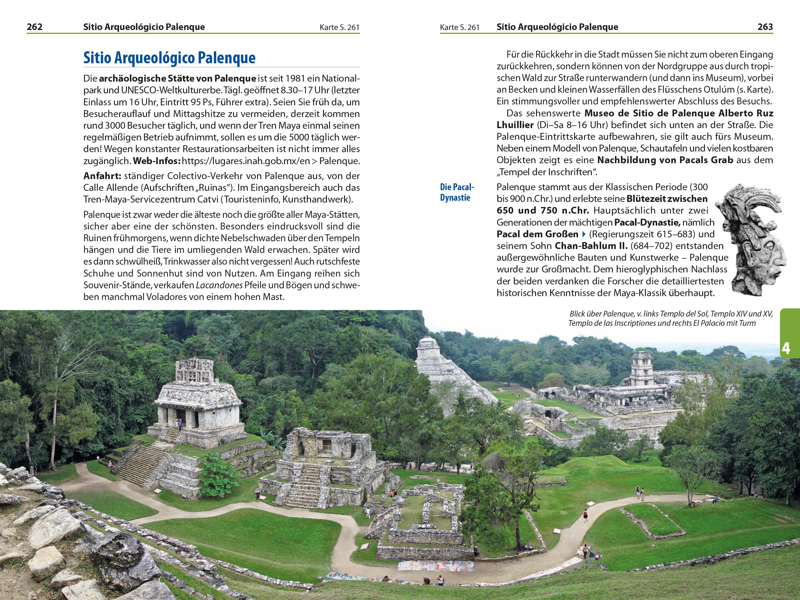 Beispielinhalt (Bild) Reise Know-How Reiseführer Mexiko kompakt