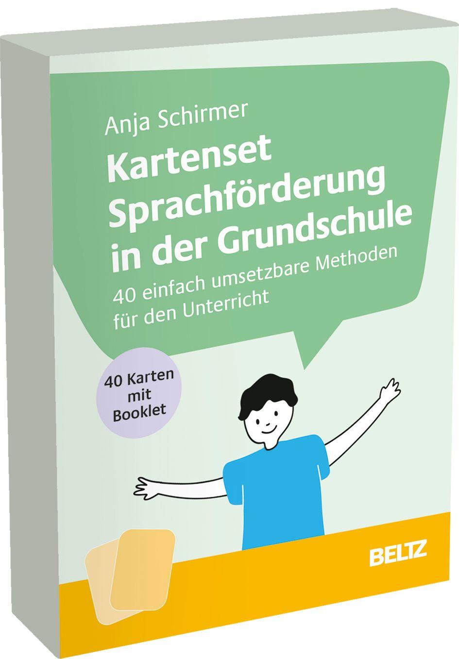 Vorderes Coverbild Kartenset Sprachförderung in der Grundschule