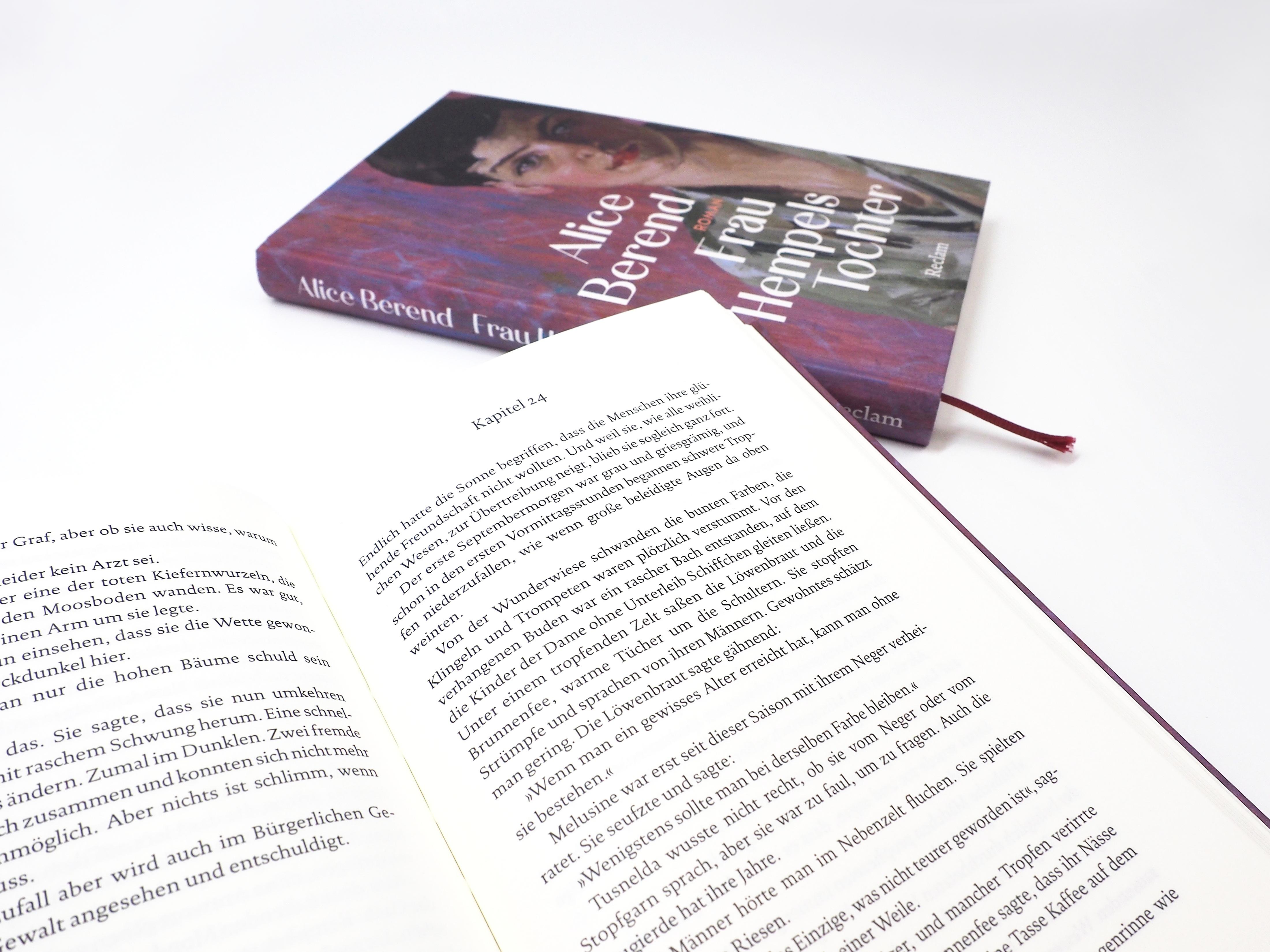 Beispielinhalt (Bild) Frau Hempels Tochter. Roman