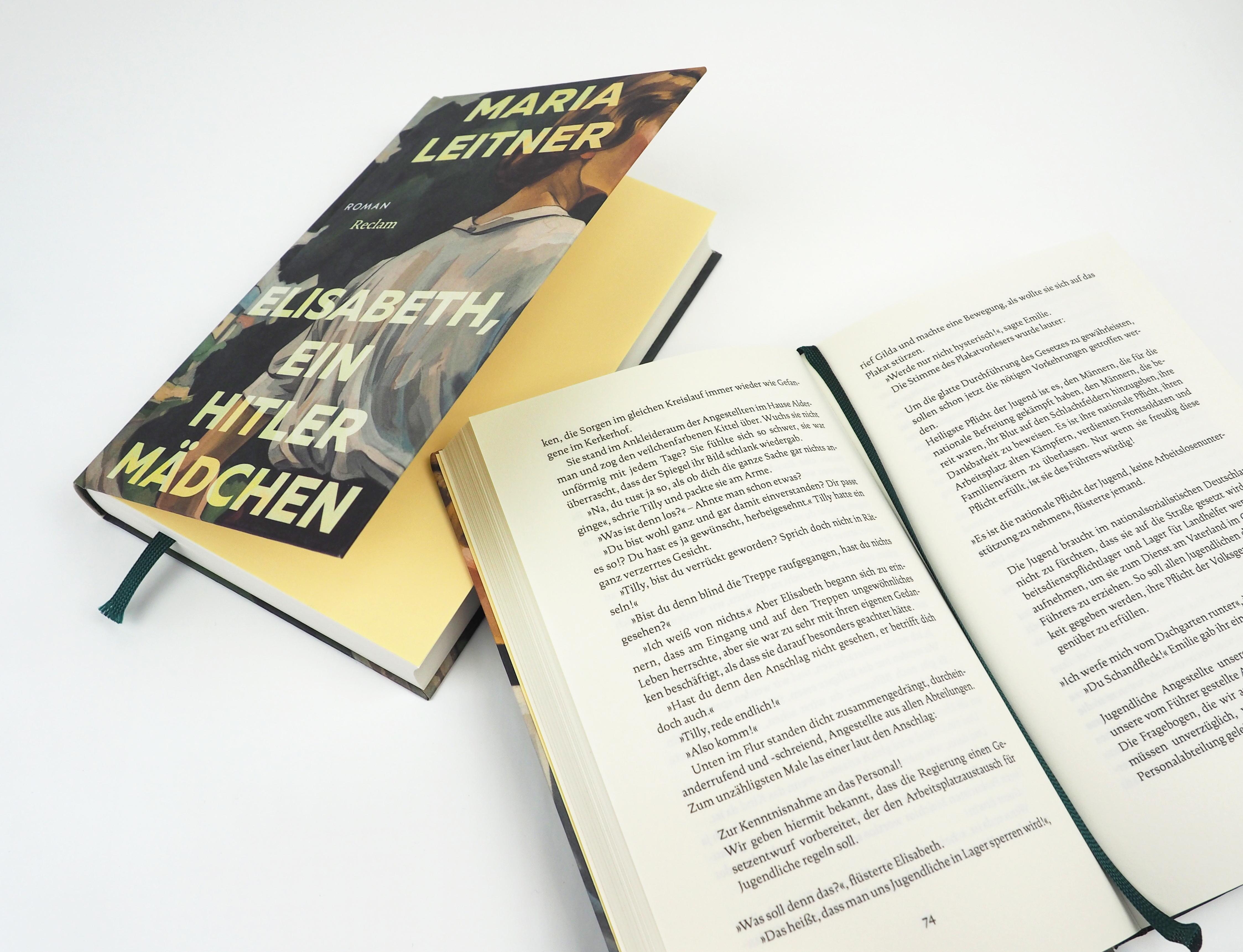 Beispielinhalt (Bild) Elisabeth, ein Hitlermädchen. Roman der deutschen Jugend