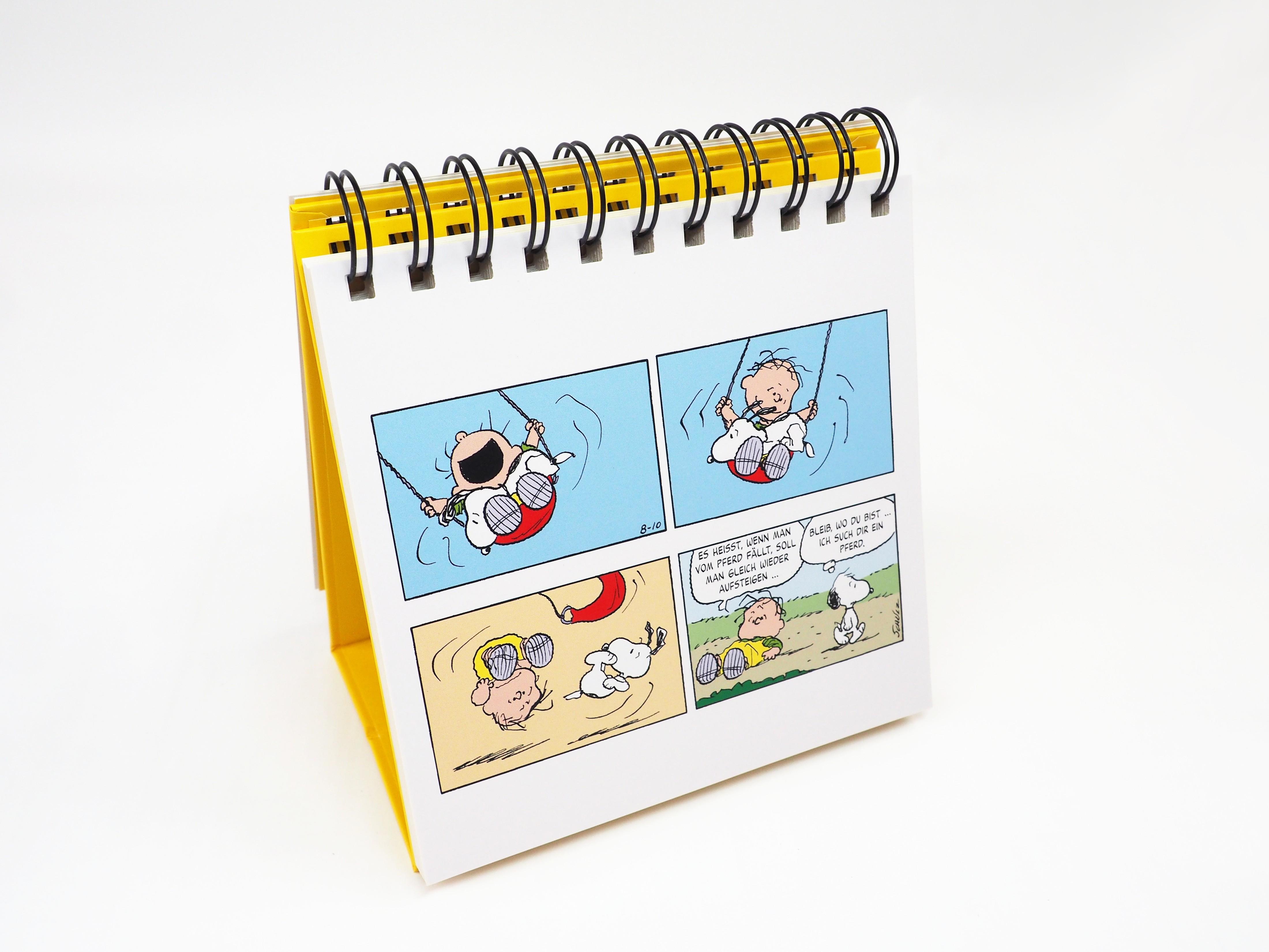 Beispielinhalt (Bild) Peanuts. Freunde machen das Leben bunter (Tischaufsteller)