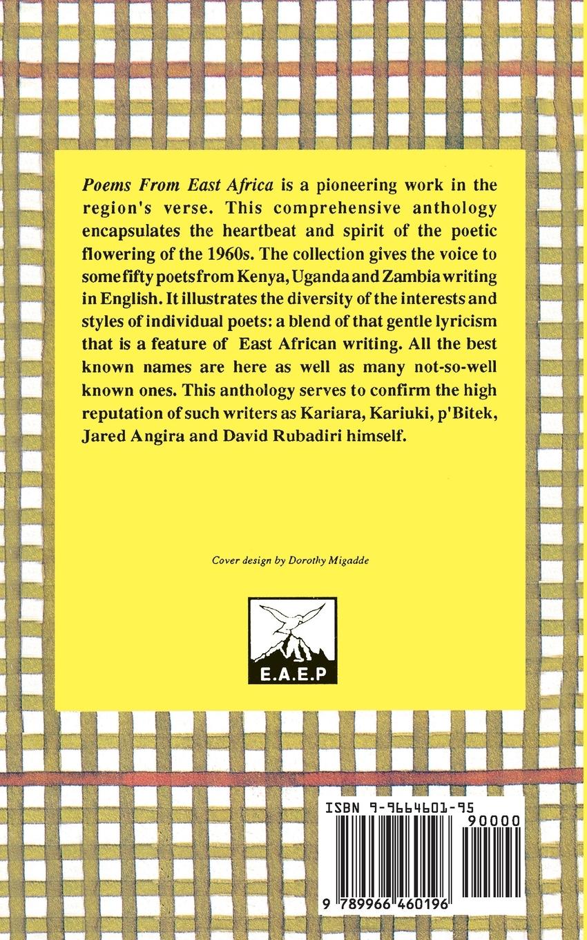Rückseitencover Poems from East Africa