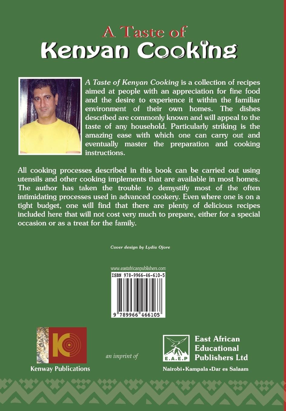 Rückseitencover A Taste of Kenyan Cooking