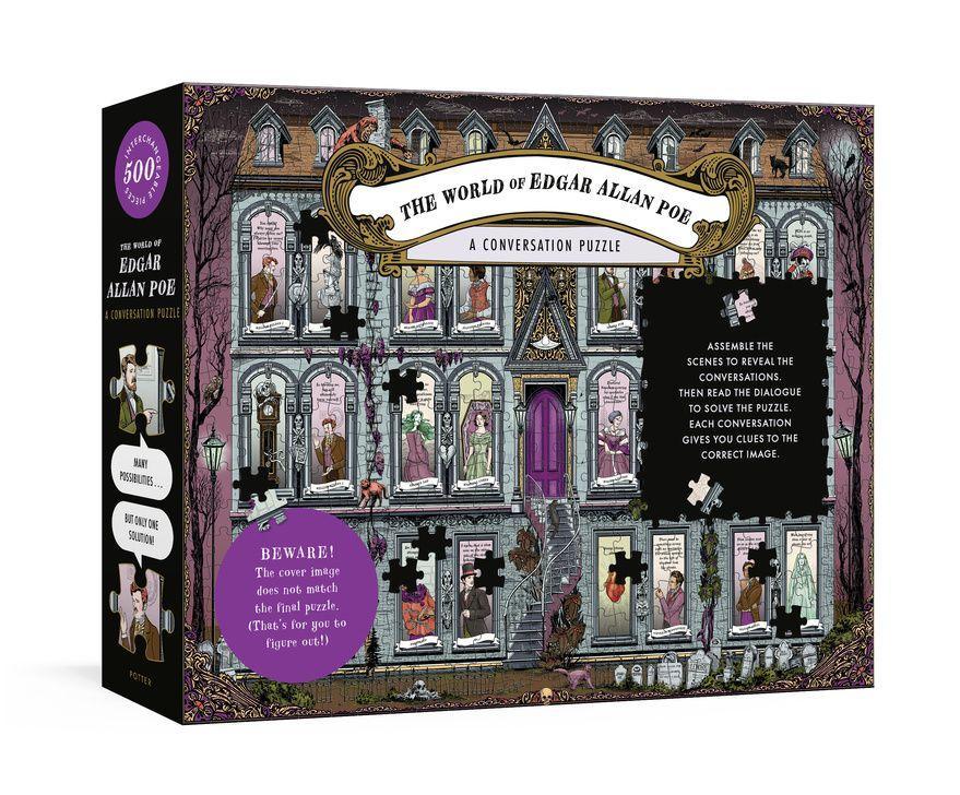 Vorderes Coverbild The World of Edgar Allan Poe: A Conversation Puzzle. 500 Pieces