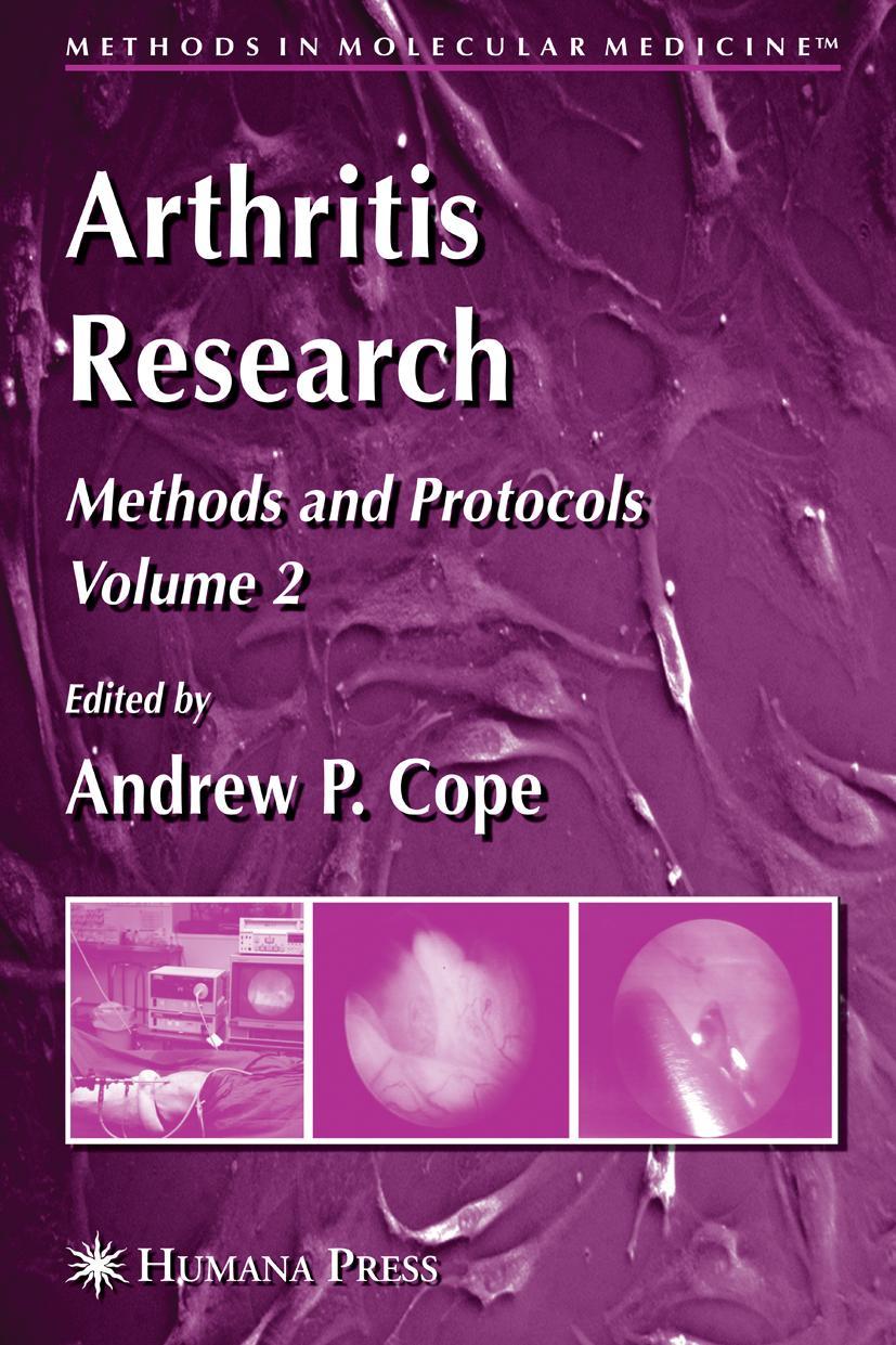 Vorderes Coverbild Arthritis Research