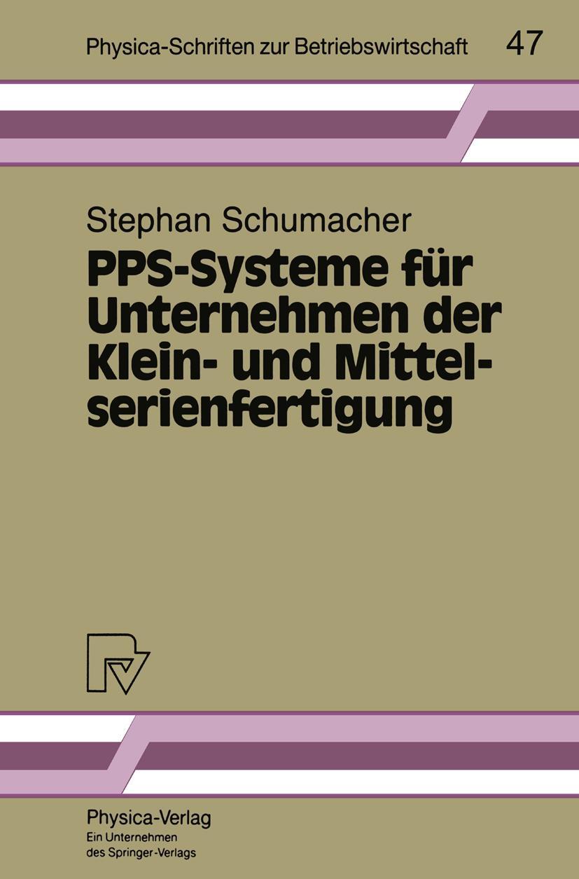 Vorderes Coverbild PPS-Systeme für Unternehmen der Klein- und Mittelserienfertigung