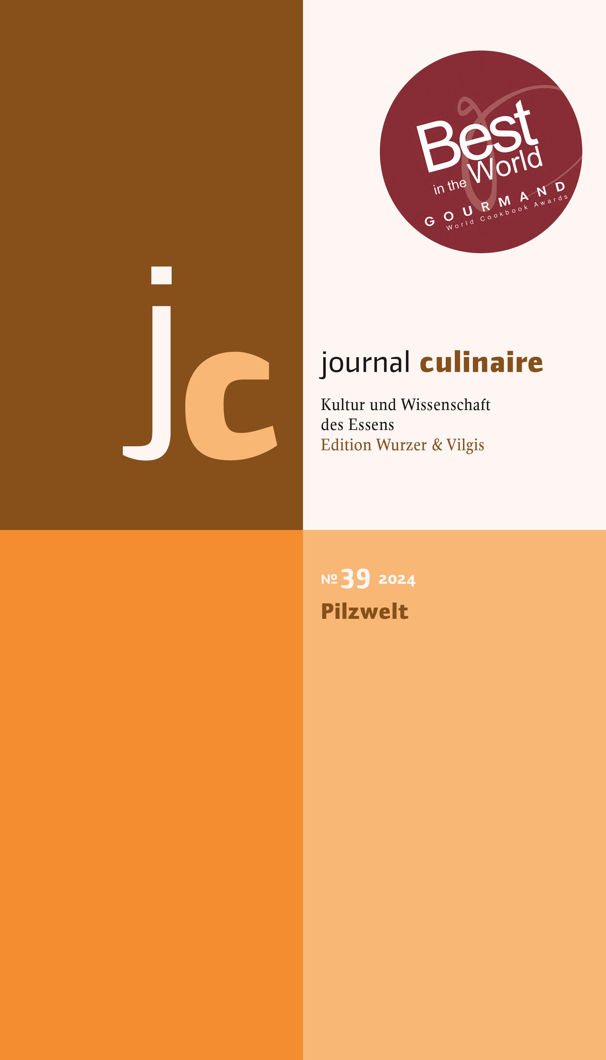 Vorderes Coverbild journal culinaire No. 39: Pilzwelt